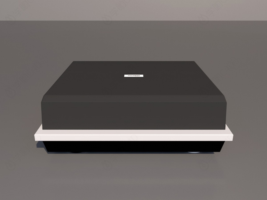 黑胶唱片机C4D模型