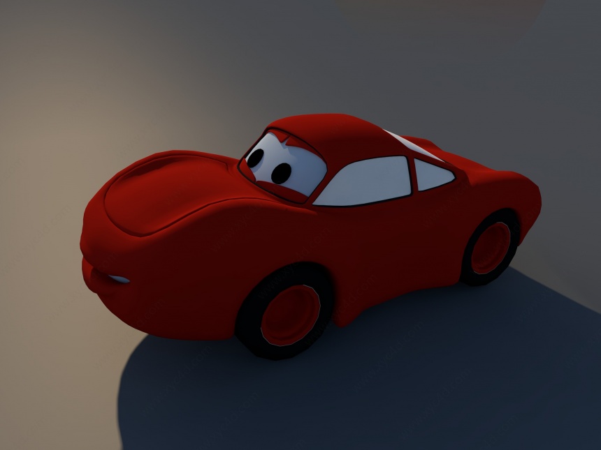 卡通汽车玩具C4D模型