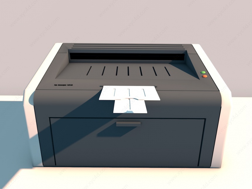 便携打印机C4D模型
