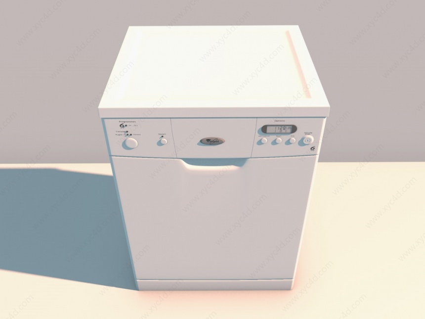 便携洗衣机C4D模型