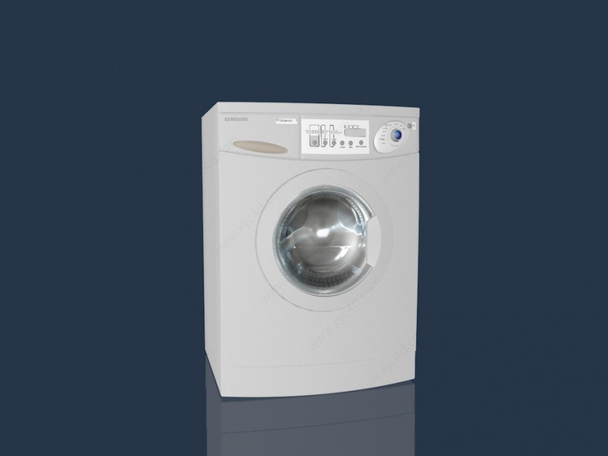 洗衣机家电C4D模型