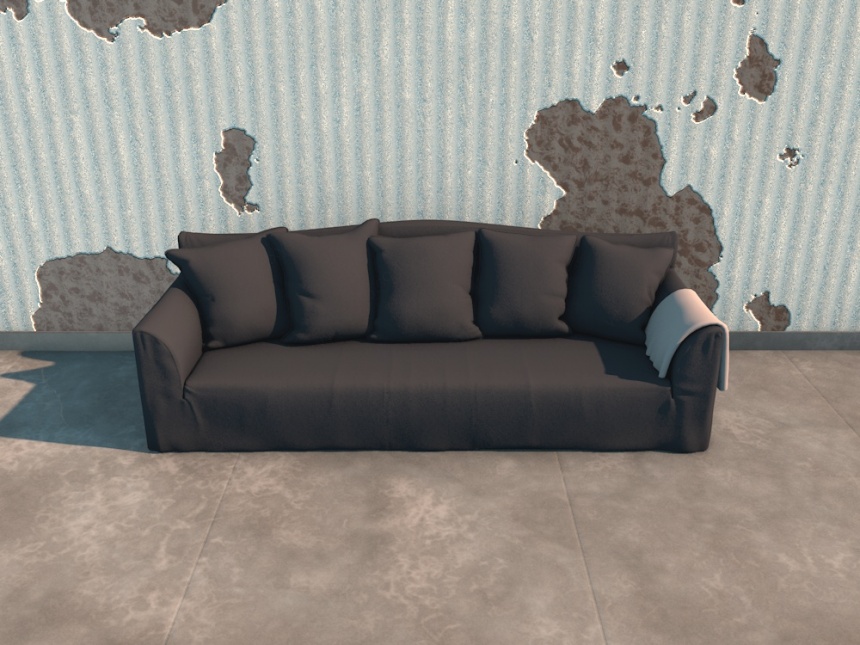 客厅沙发C4D模型