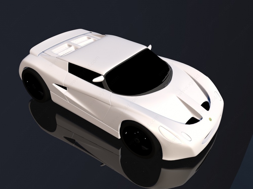 超级跑车C4D模型