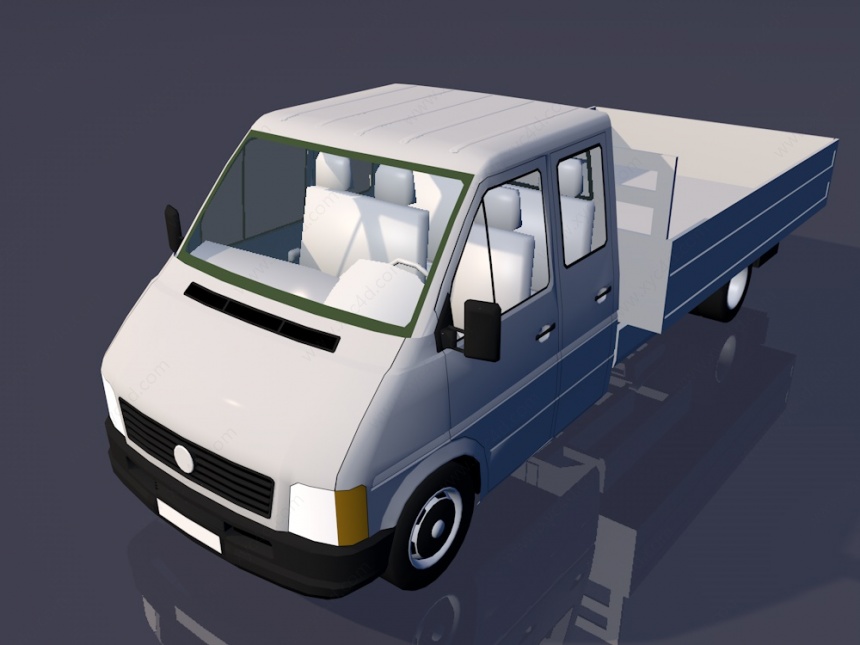 小货车C4D模型