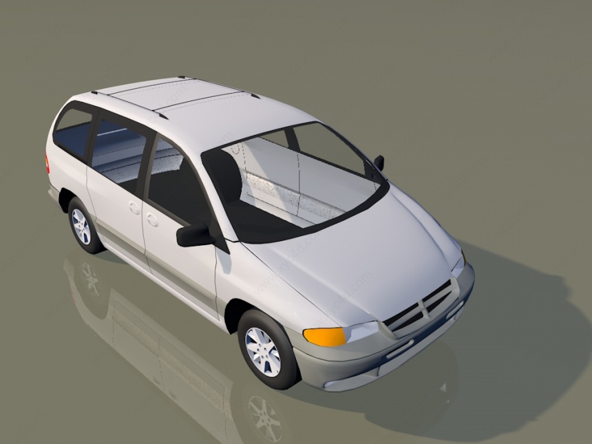 轿车C4D模型