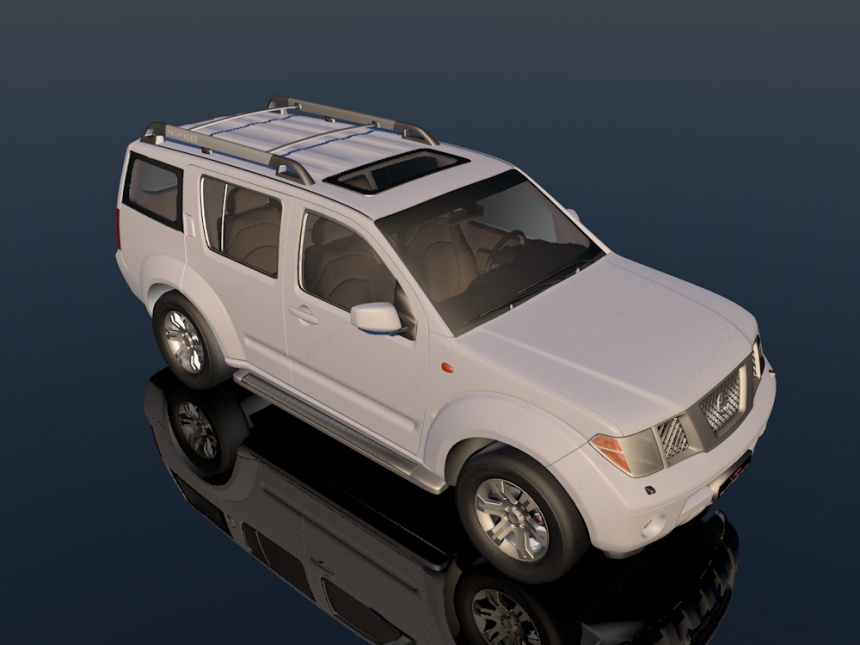 尼桑SUVC4D模型