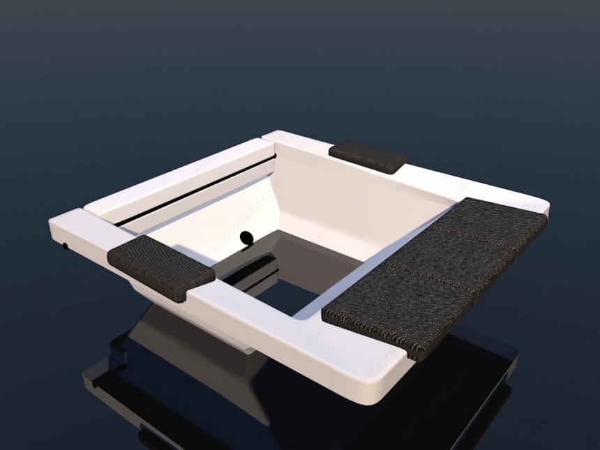 创意浴缸C4D模型