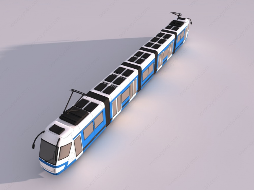 地铁C4D模型