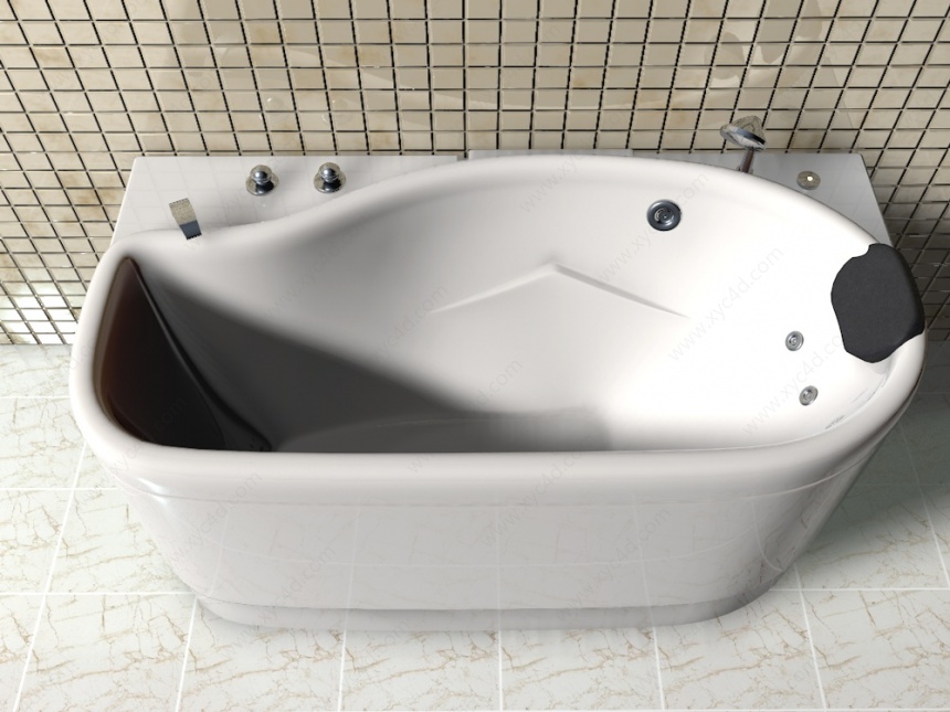 智能浴缸C4D模型