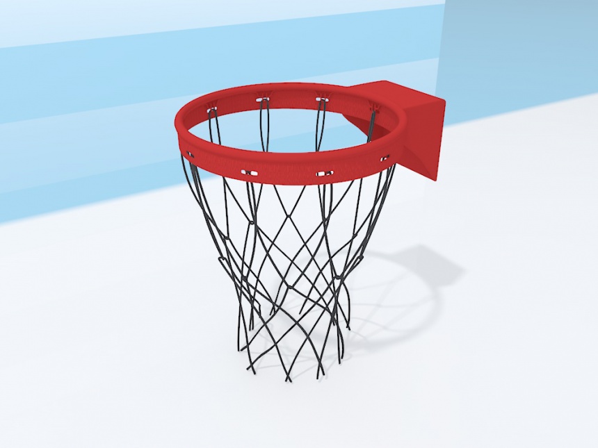 篮球框C4D模型