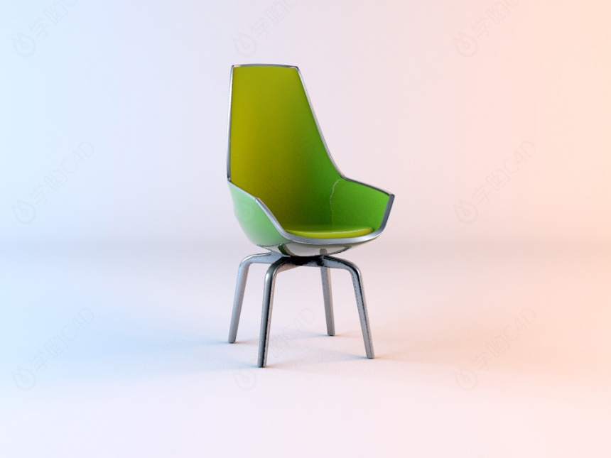 舒适休闲椅子C4D模型