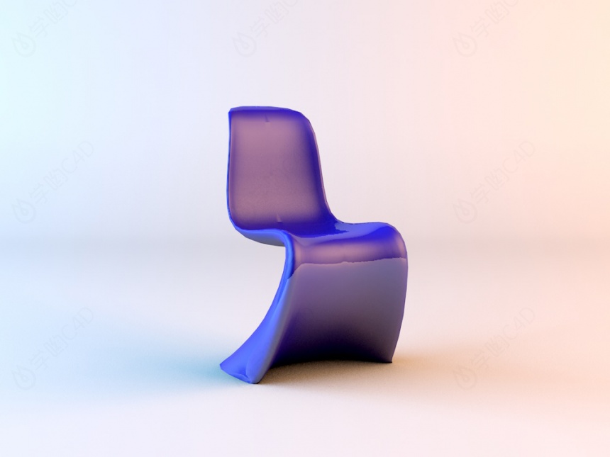 创意休闲椅C4D模型
