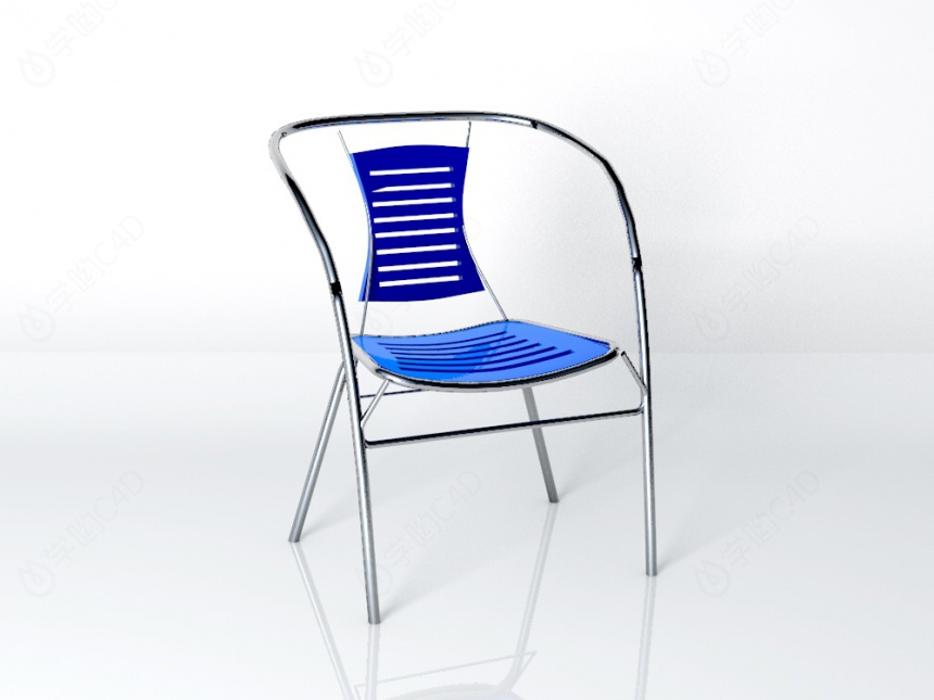 皮条休闲椅C4D模型