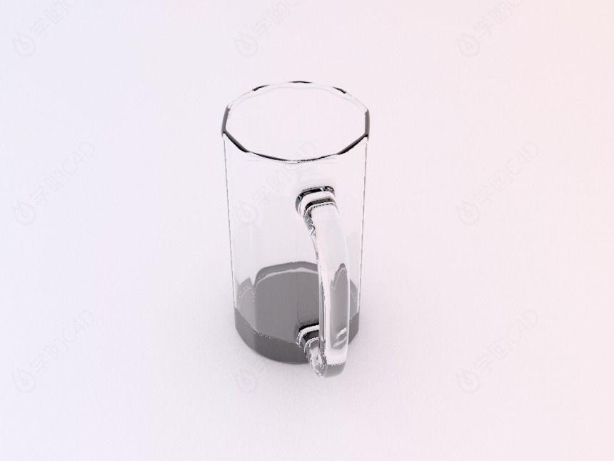 玻璃杯C4D模型
