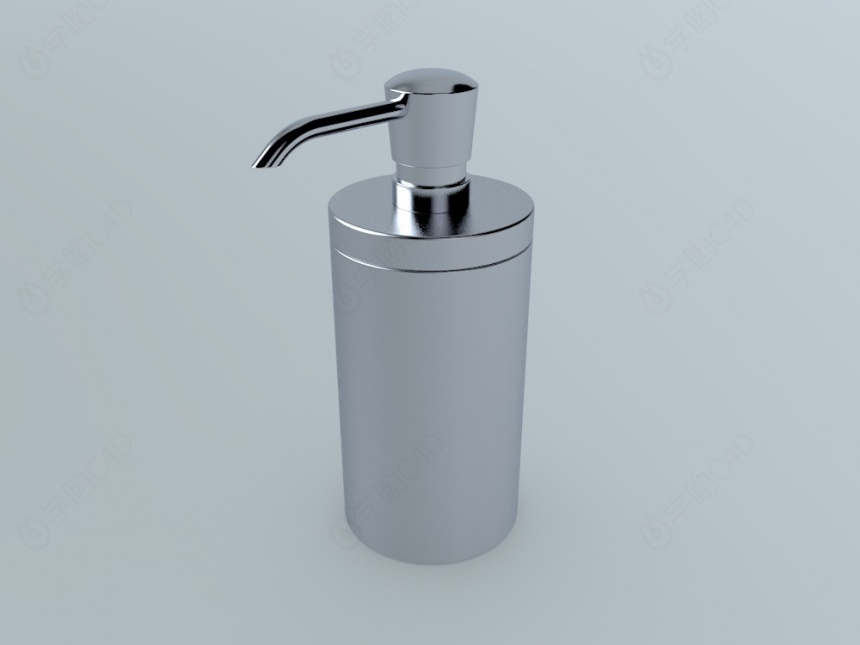洗手液C4D模型