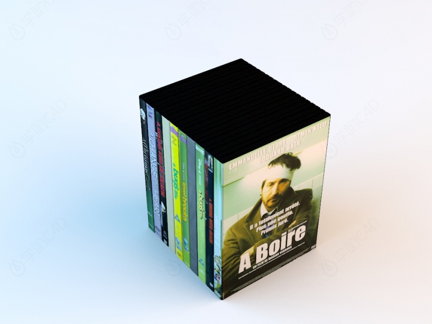 光盘盒C4D模型