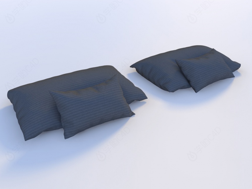 枕头C4D模型
