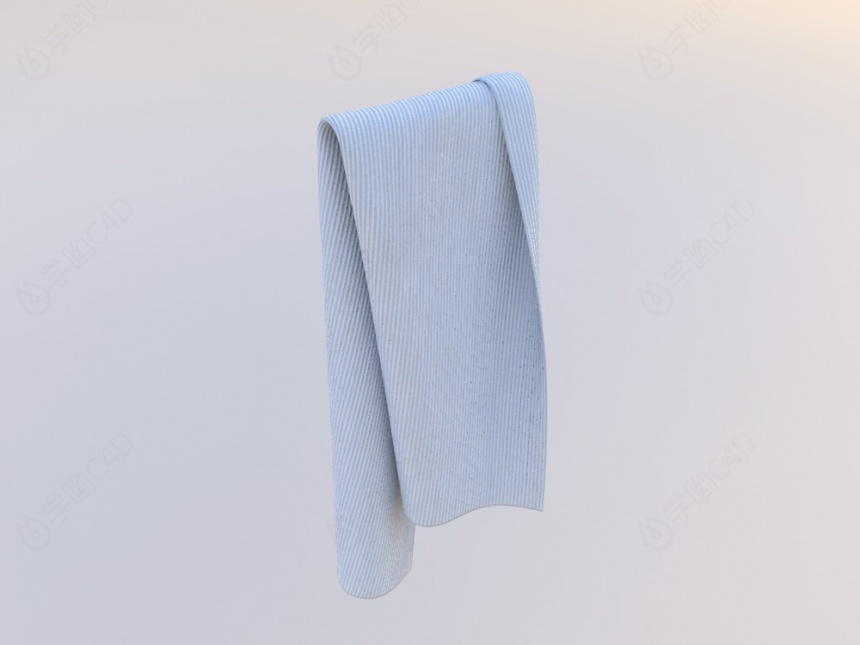 毛巾3C4D模型