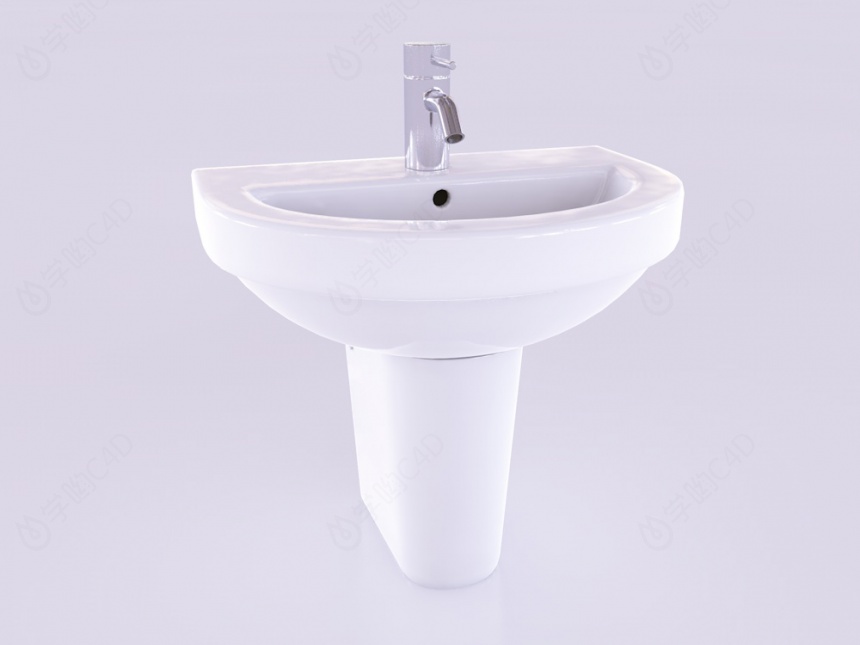 洗手池3C4D模型