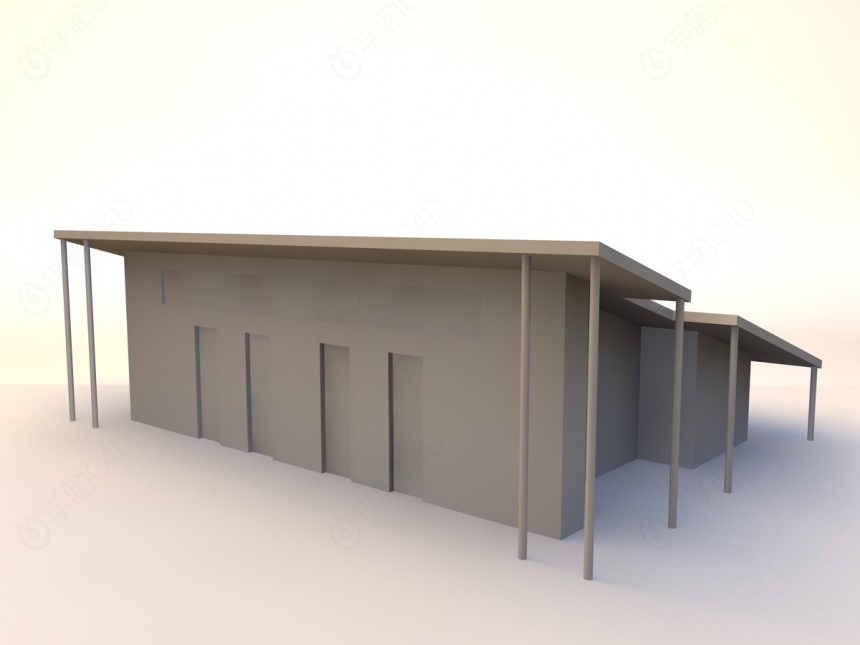 房子建筑12C4D模型