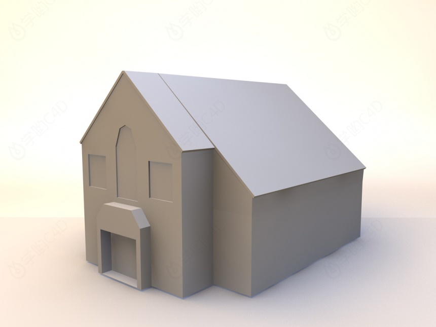 房子建筑14C4D模型