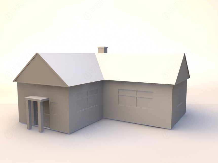 房子建筑16C4D模型