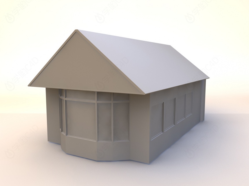 房子建筑18C4D模型