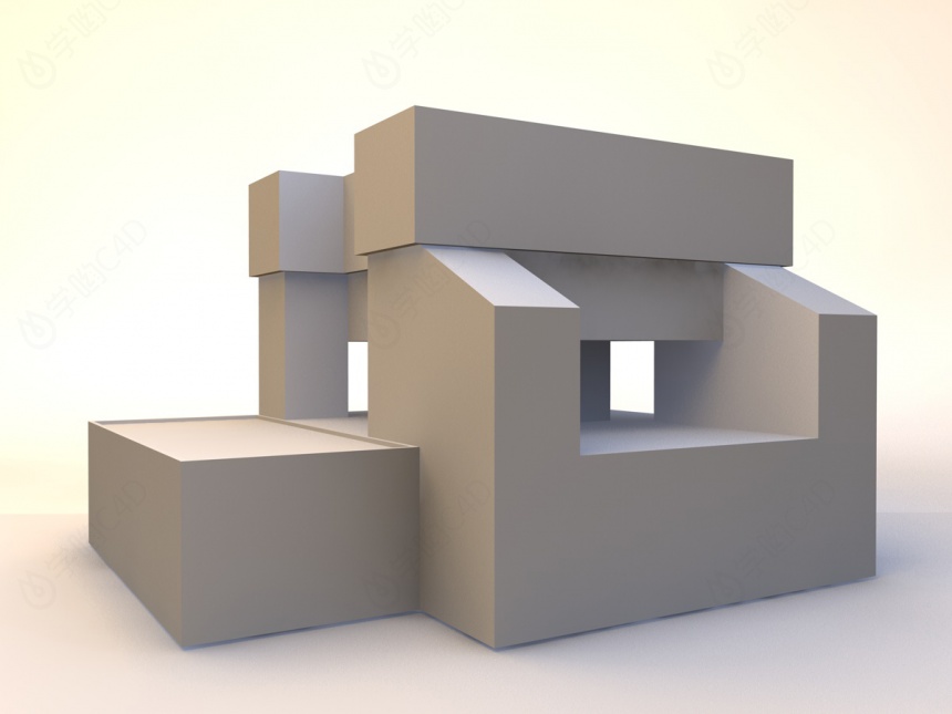 房子建筑35C4D模型