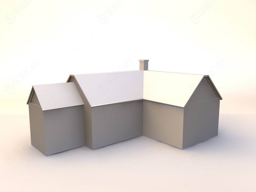 房子建筑42C4D模型