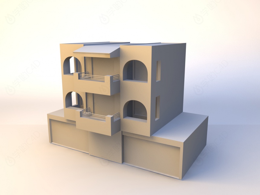 房子建筑5C4D模型