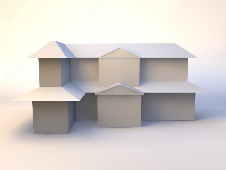 房子建筑7C4D模型