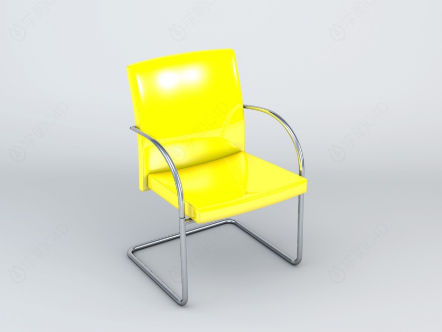 简易休闲椅C4D模型