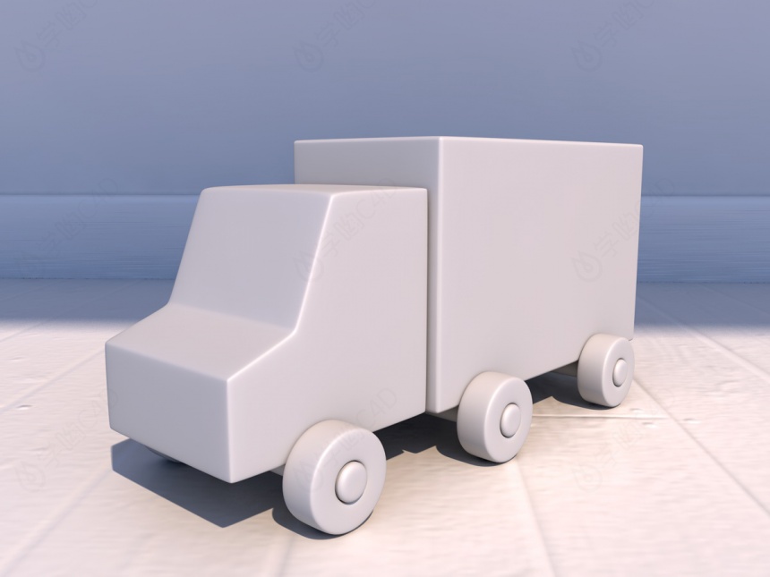 家具车C4D模型