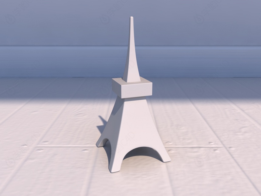艾菲尔铁塔C4D模型