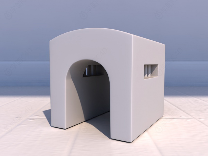 隧道C4D模型