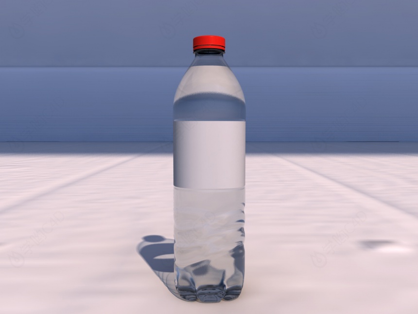 瓶子-水C4D模型