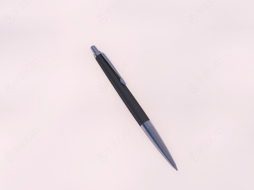 圆珠笔02C4D模型