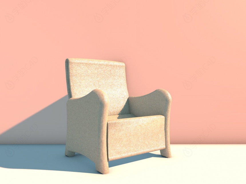 客厅沙发椅C4D模型
