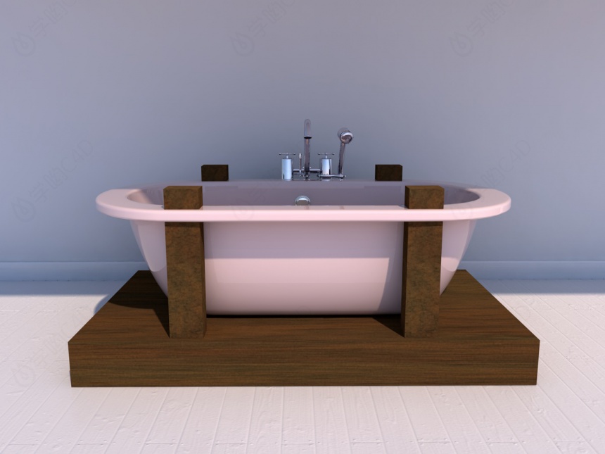 浴室浴缸C4D模型