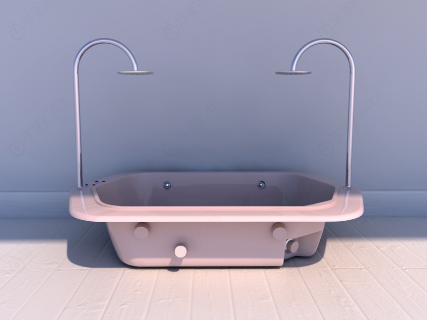 婴儿浴缸C4D模型