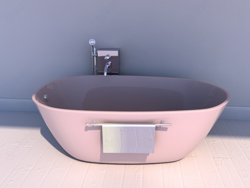 浴室浴缸C4D模型
