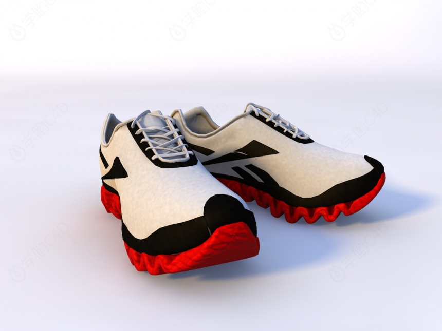男士运动鞋C4D模型