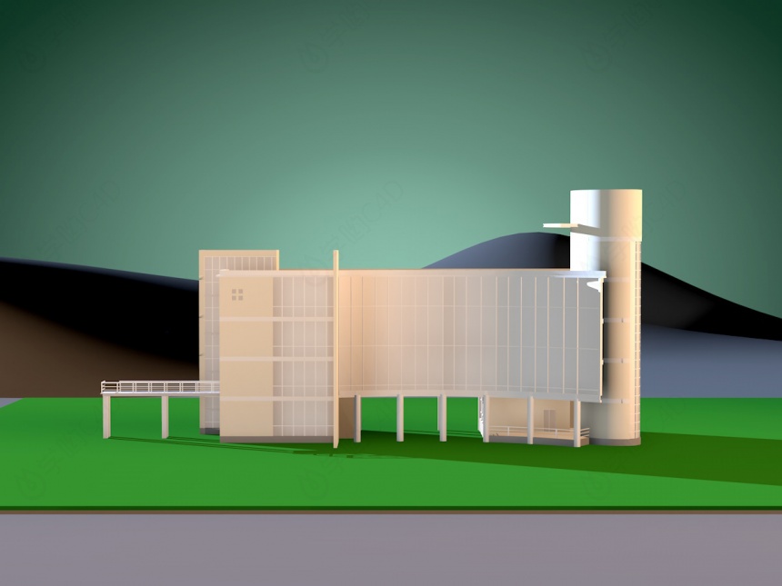 建筑物C4D模型