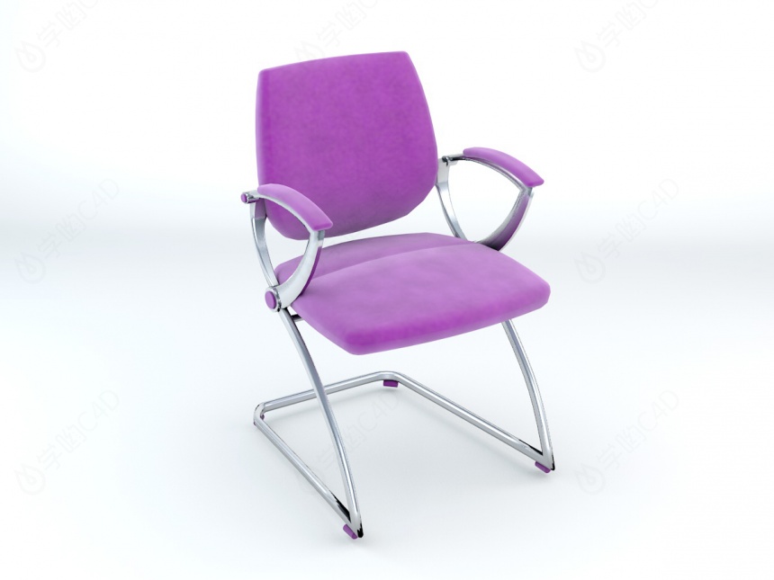 普通办公椅C4D模型