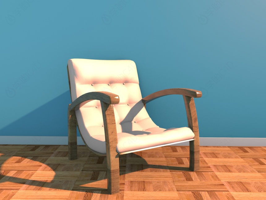 时尚沙发椅C4D模型