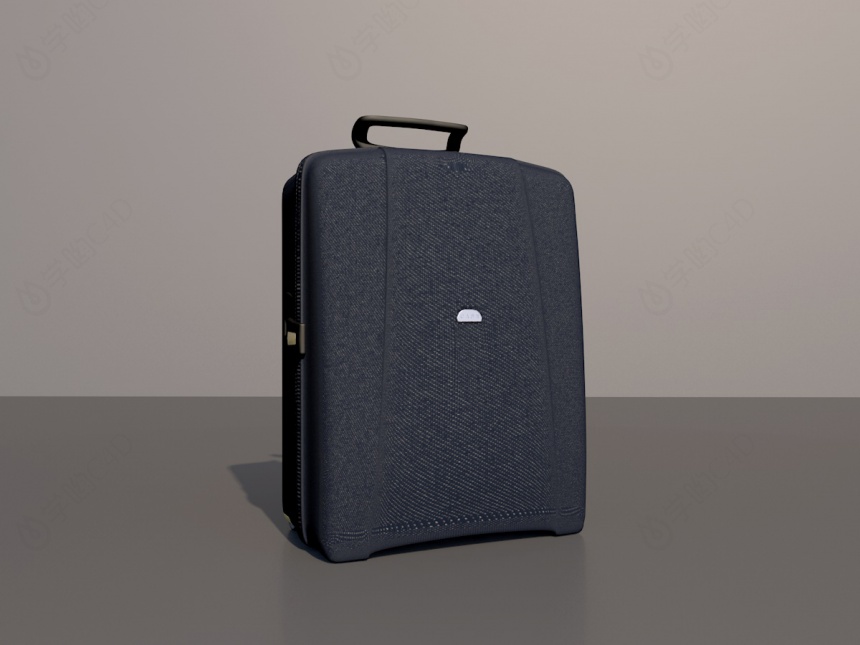 男款行李箱C4D模型