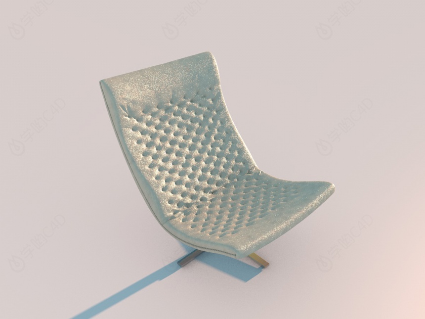 休闲沙发躺椅C4D模型