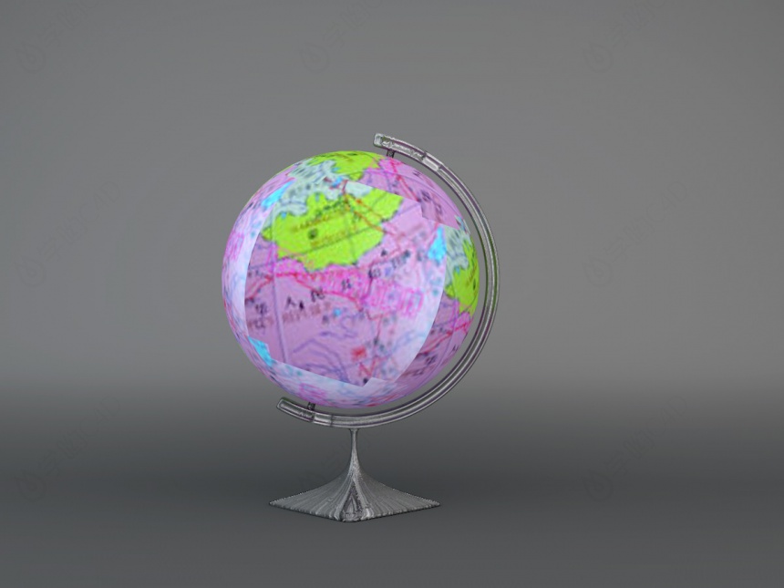 地球仪C4D模型