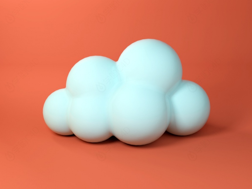 云朵C4D模型