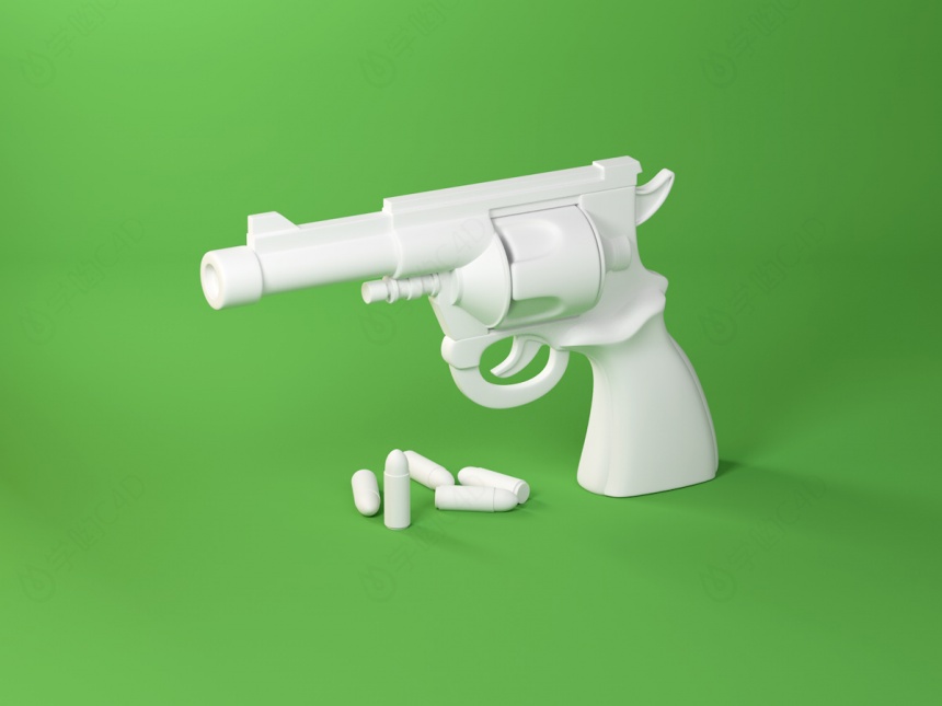 玩具手枪C4D模型